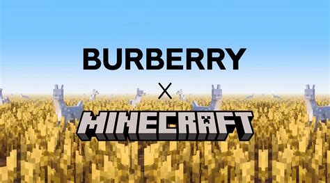 burberry collaboration|Burberry minecraft collab.